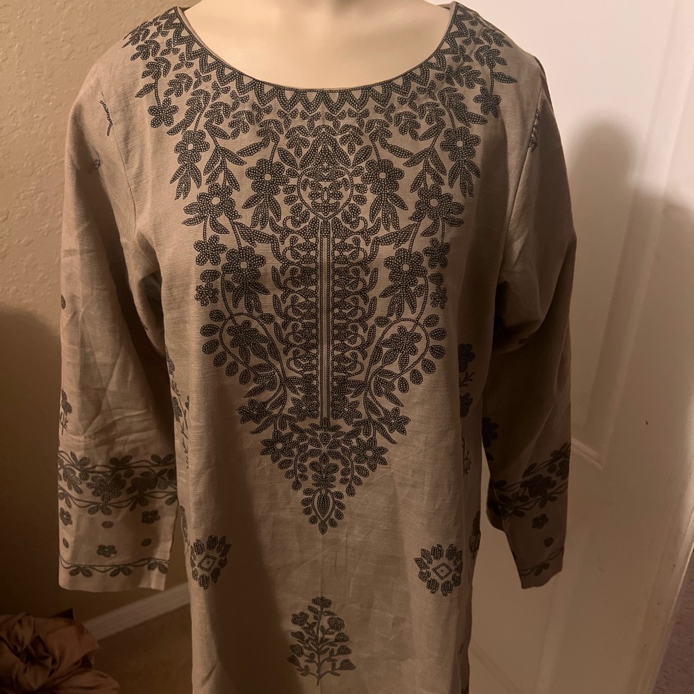 Floral Embroidered limelight co set